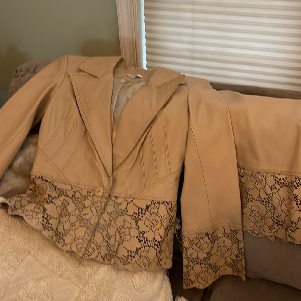 Leather vintage jacket and skirt set - Picture 5 of 6